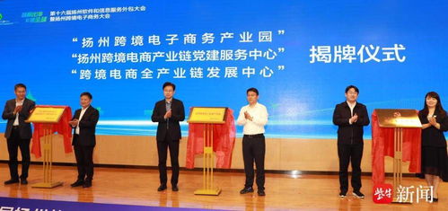 揚州軟件和信息服務外包大會成功舉辦，廣陵區國家電子商務示范基地正式揭牌